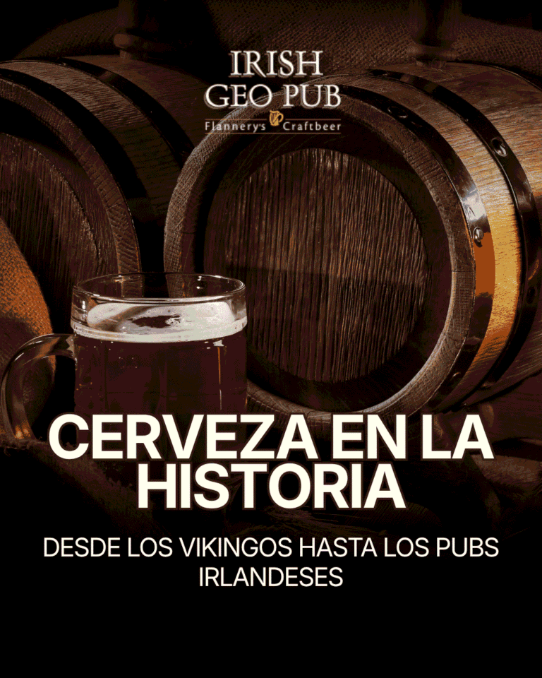 Historia de la cerveza desde los vikingos hasta los pubs irlandeses, contenido de Los Bonobos Group para Irish Geo Pub